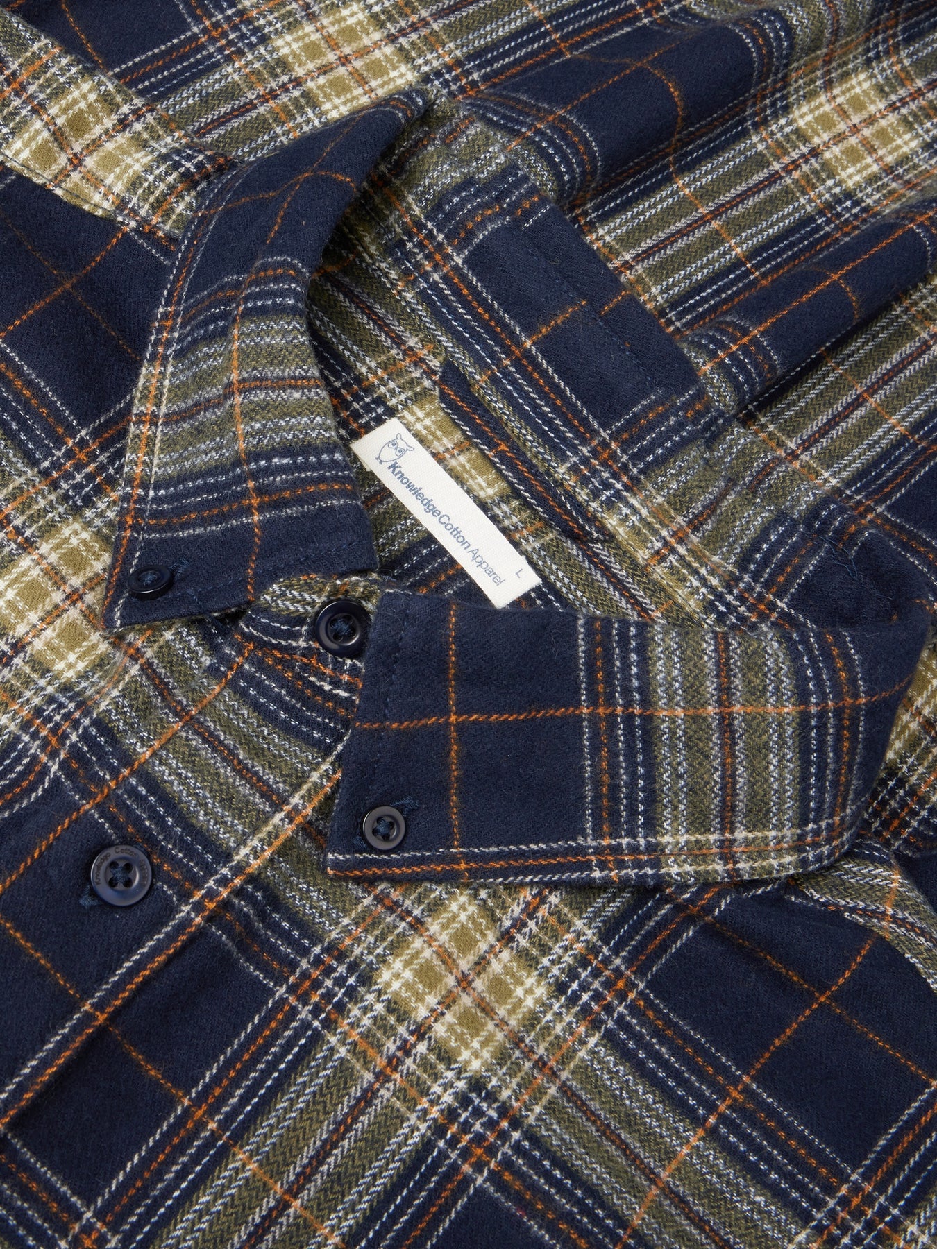 LANGE SKJORTER - Dune regular check flannel shirt -  - Hr Ravn