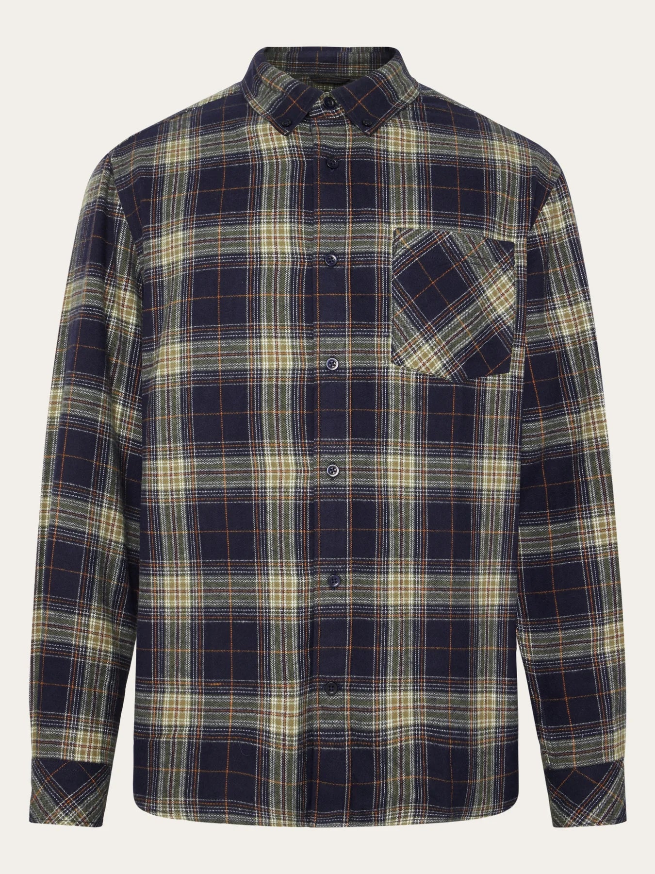 Dune regular check flannel shirt