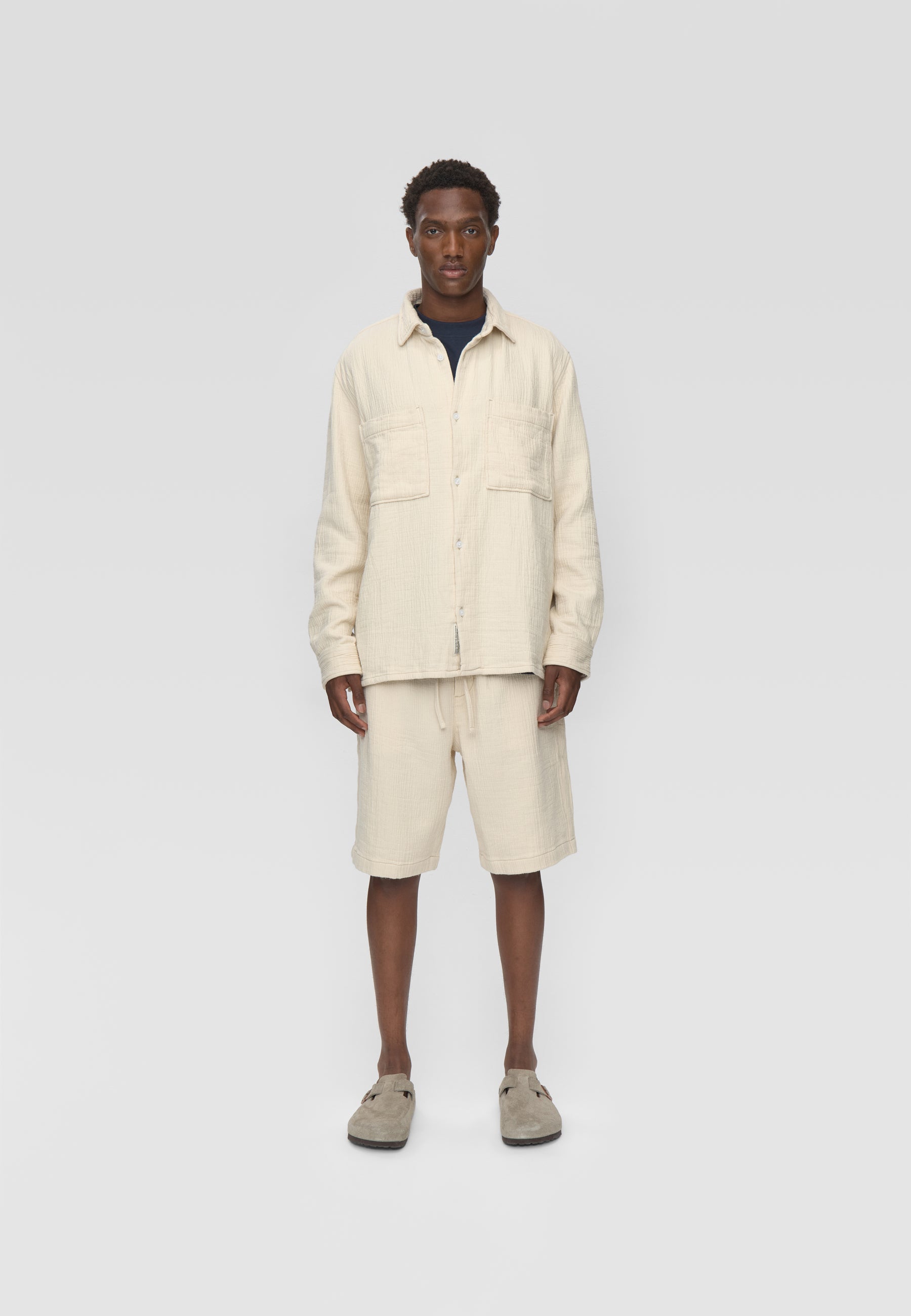 minimum male Dylan reg ls shirt 4579 Long Sleeved Shirt 0701 Whisper white