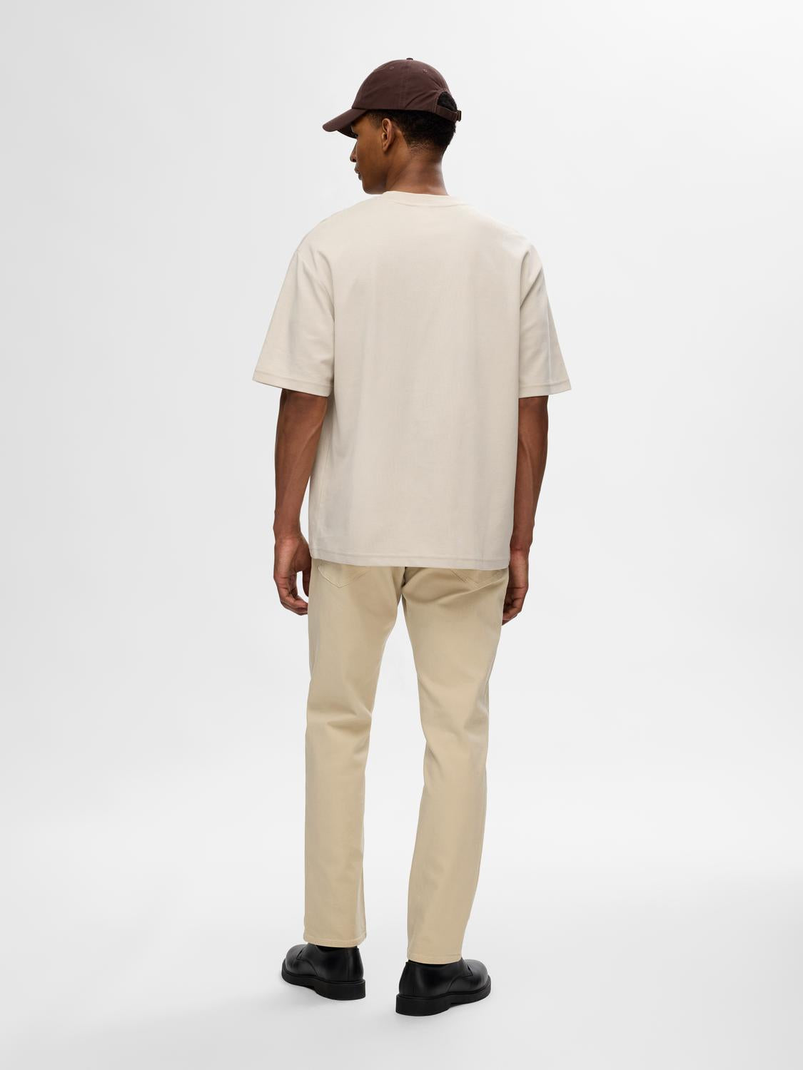 Slhlooseoscar Ss O-Neck Tee Noos