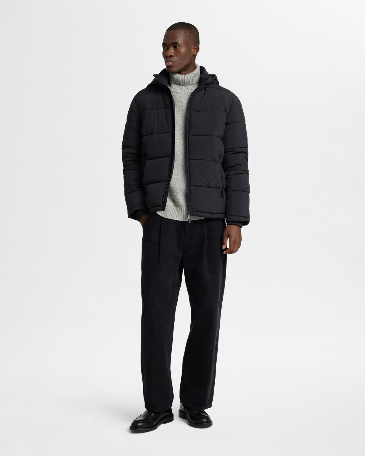 Jackets - Slhcooper Puffer  Jkt Noos -  - Hr Ravn