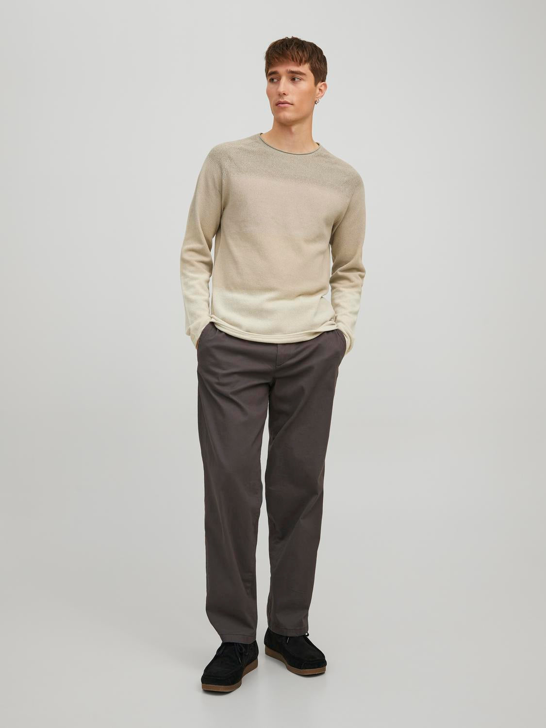 Pullovers - Jjehill Knit Crew Neck Noos -  - Hr Ravn