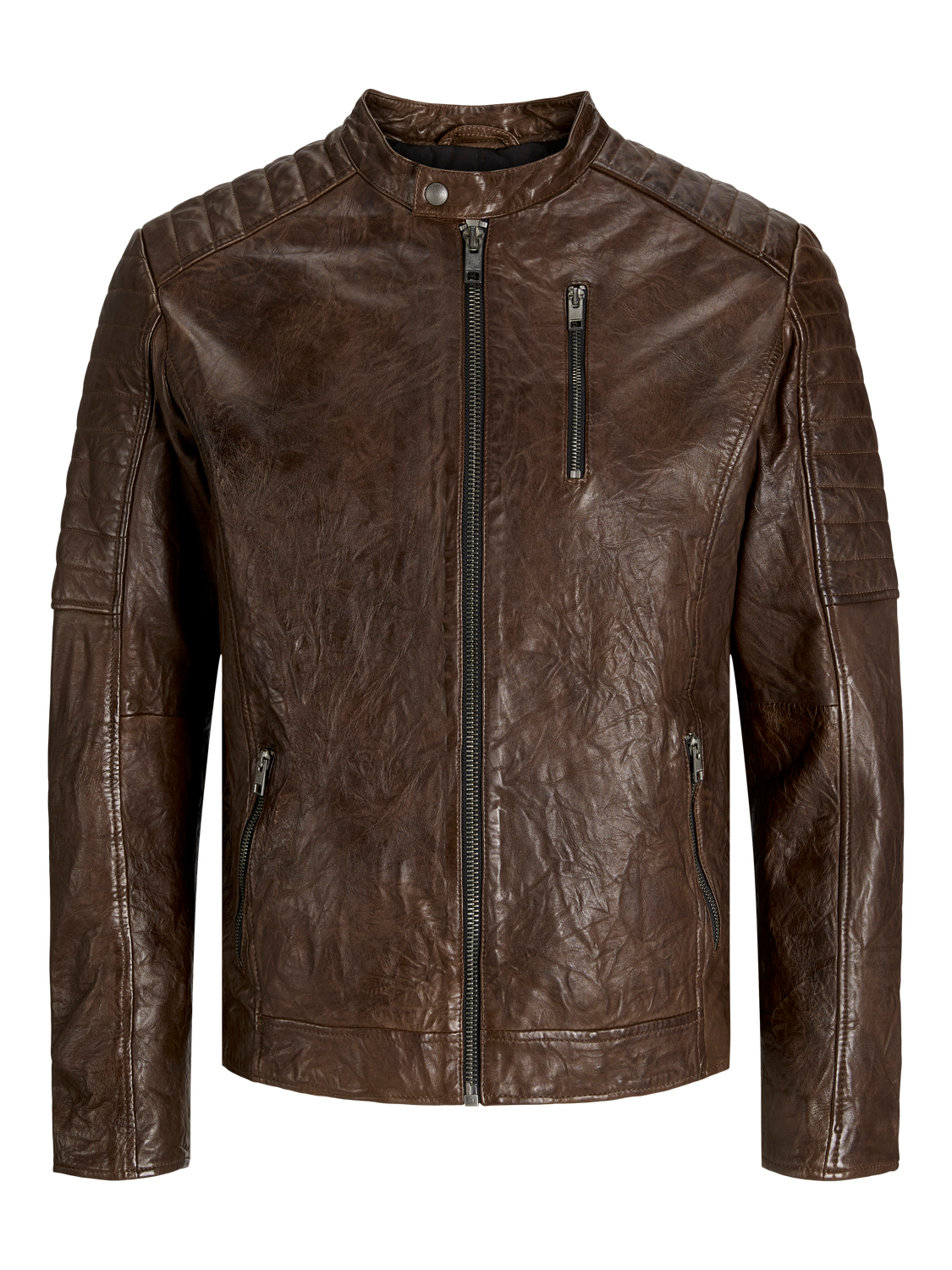 OVERTØJ - Jjerichard Leather Jacket Noos -  - Hr Ravn