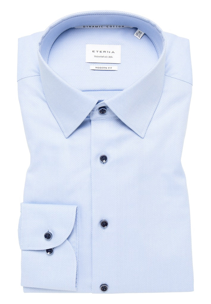 Ensfarvet Skjorte Modern Fit