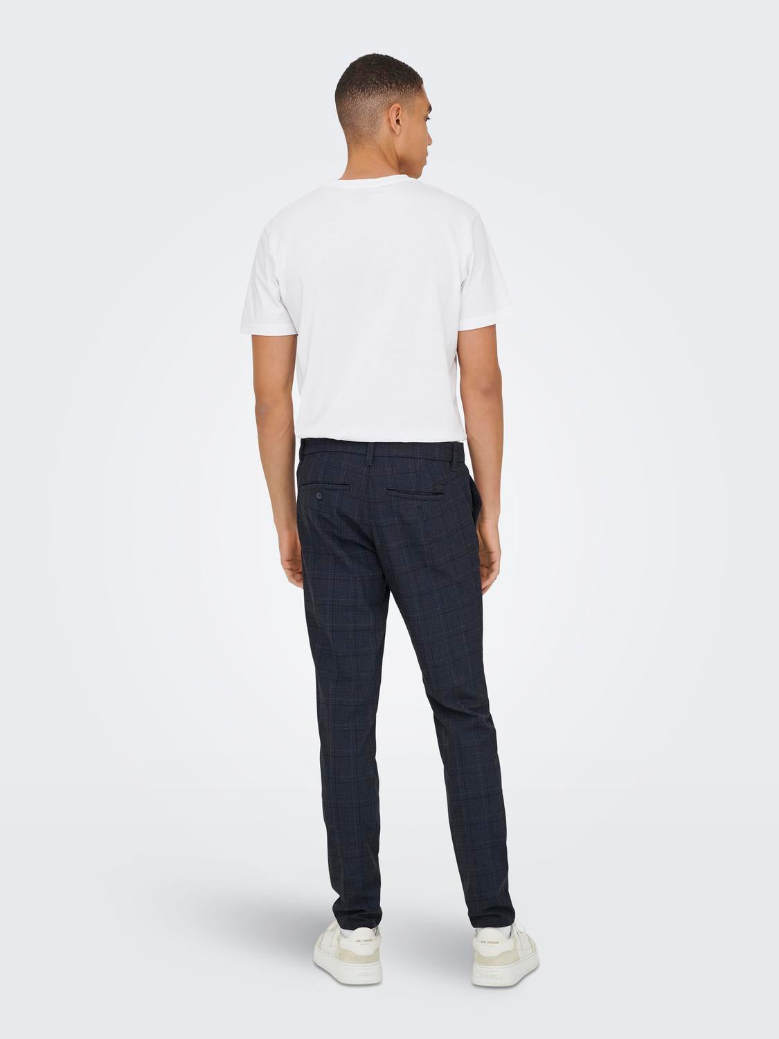 Onsbrad Life Slim Check 0184 Pant Noos