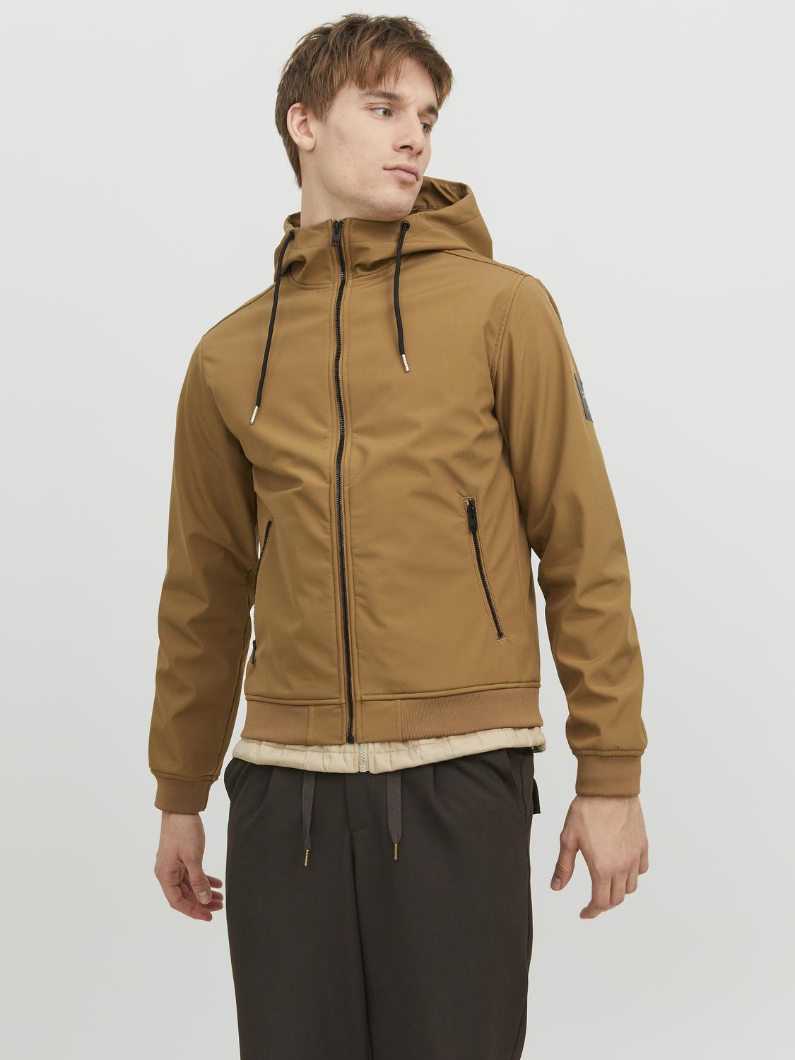 Jackets - Jjebasic Softshell Hood Noos -  - Hr Ravn