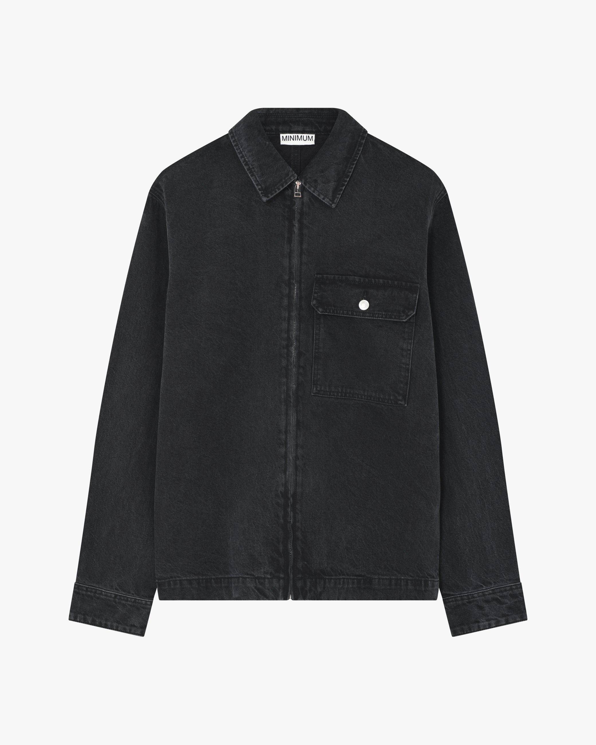minimum male Everest 3813 Denim Jacket 0510 Castor Gray