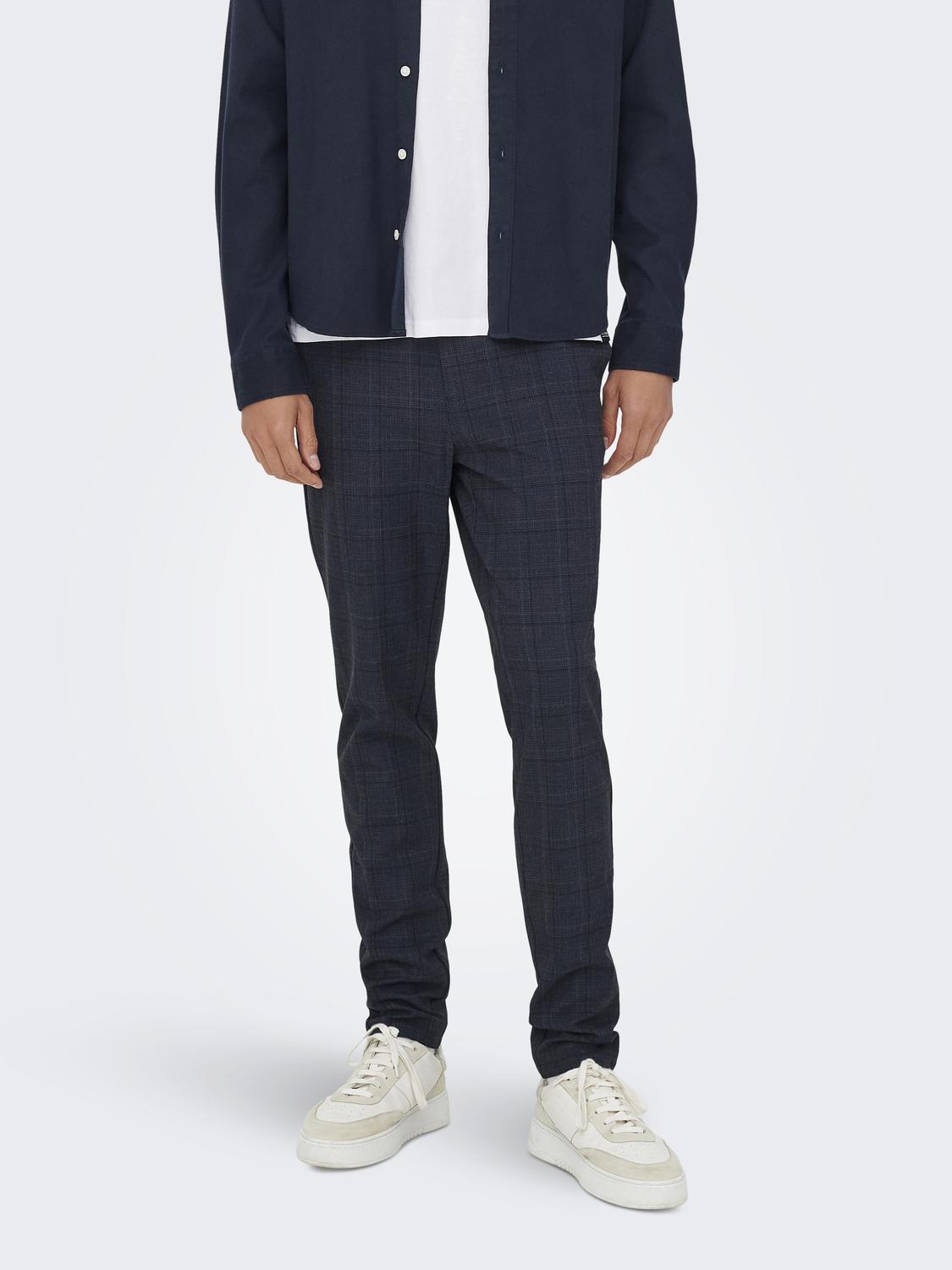 Onsbrad Life Slim Check 0184 Pant Noos