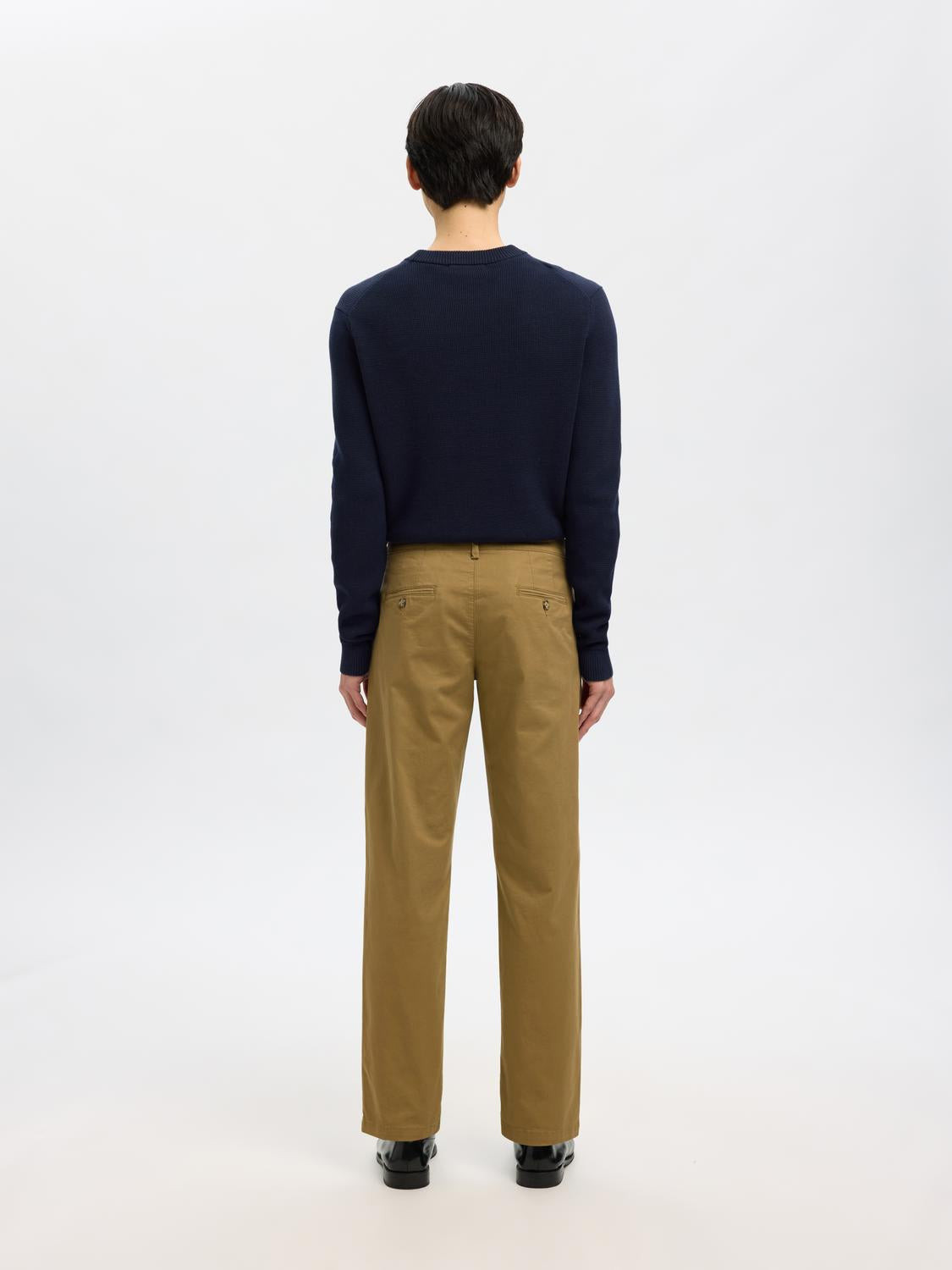 Trousers - Slh196-Straight New Miles Flex Pant Noos -  - Hr Ravn