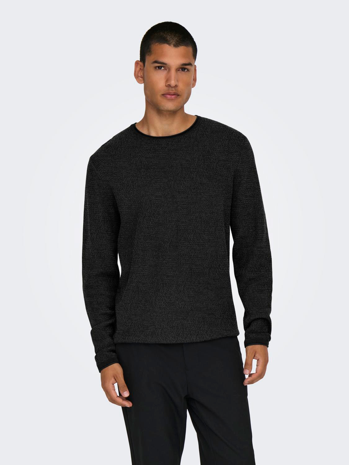 Onseric Reg 12 Struc Crew Knit Noos