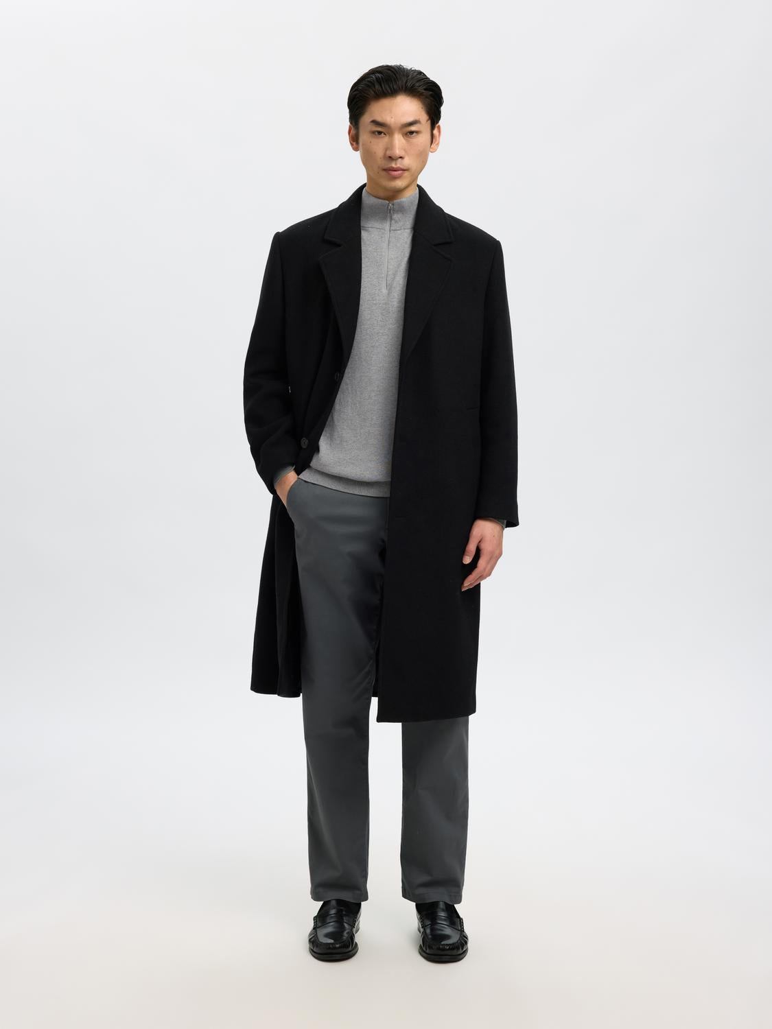 STRIK - Slhberg Ls Half Zip Noos -  - Hr Ravn
