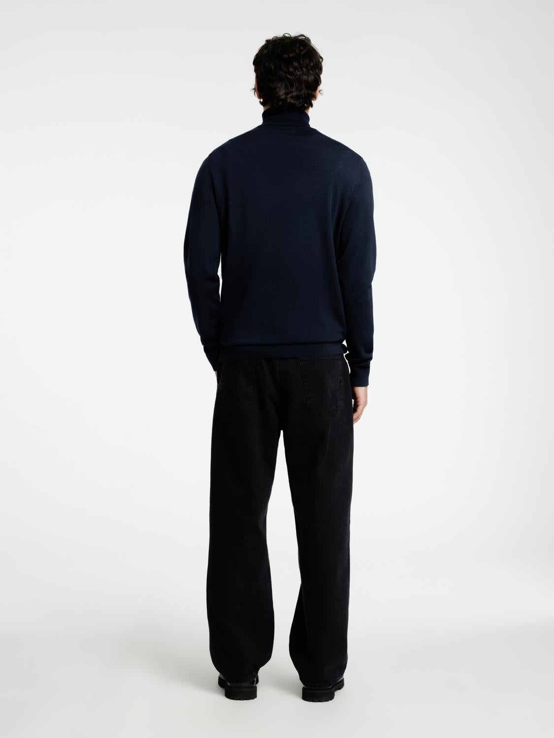 Pullovers - Slhtray Ls Knit Merino Roll Neck Noos -  - Hr Ravn