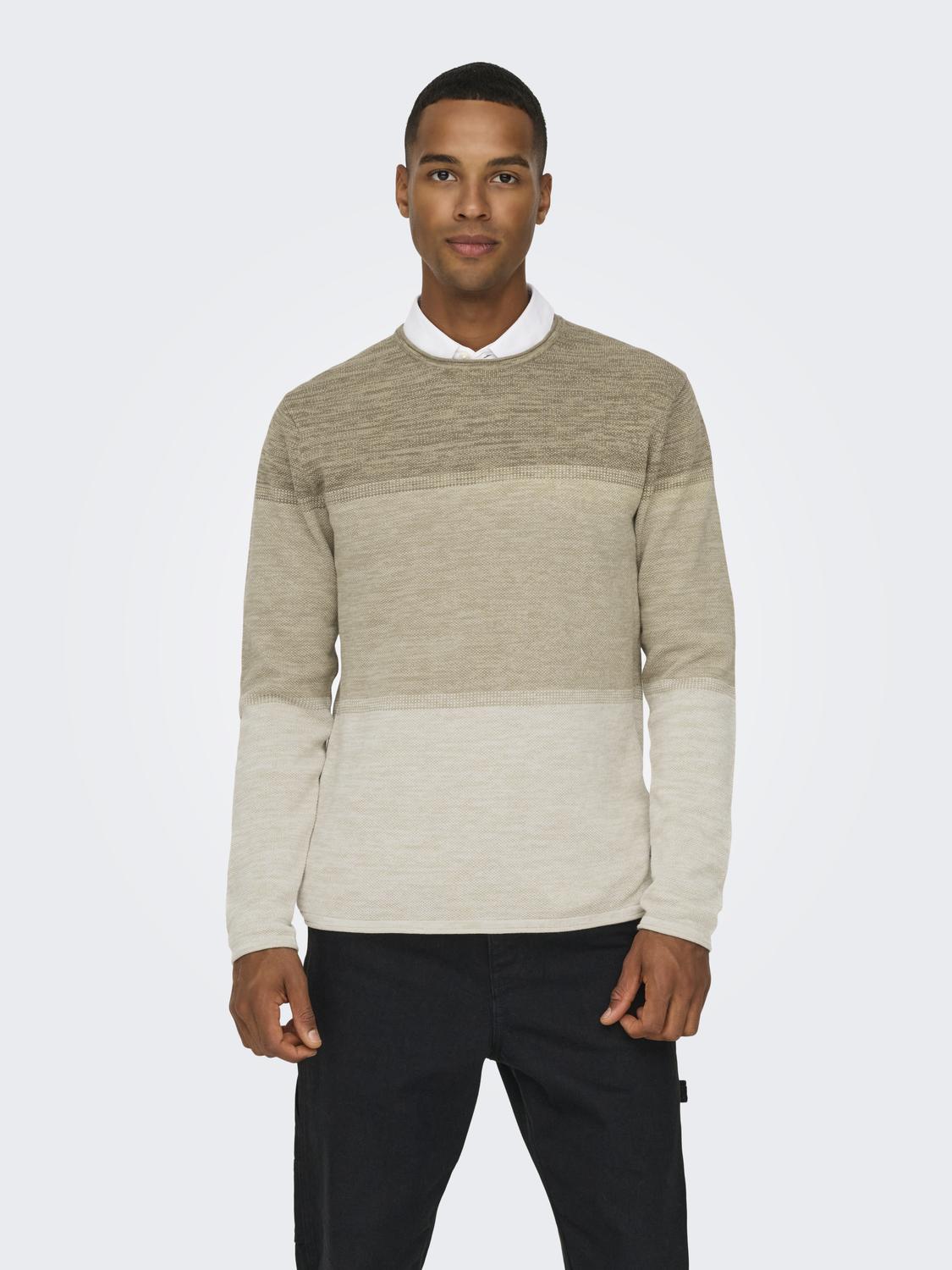 Onsfelix Reg 12 Crew Knit Noos
