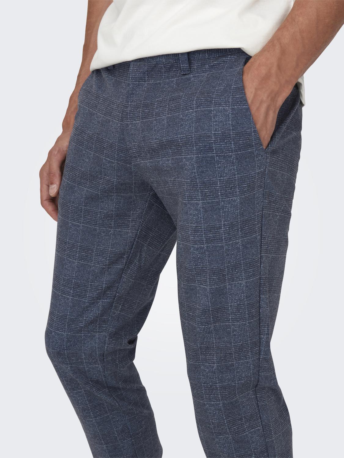 Onsmark Slim Check Pants 9887 Noos