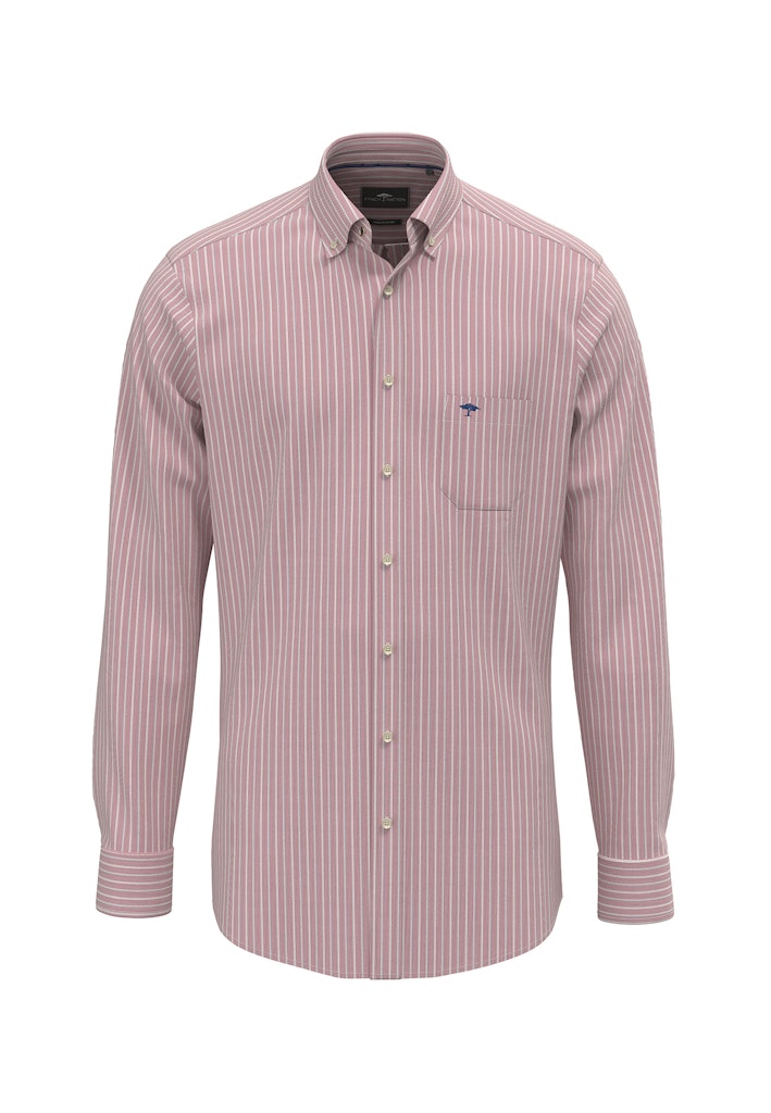 Fynch Hatton Washed Oxford Stripe Shirt