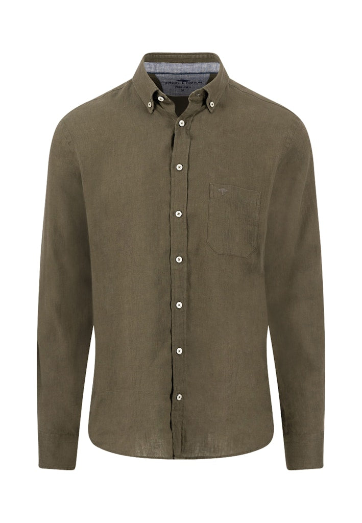 Fynch Hatton Linen LS Shirt