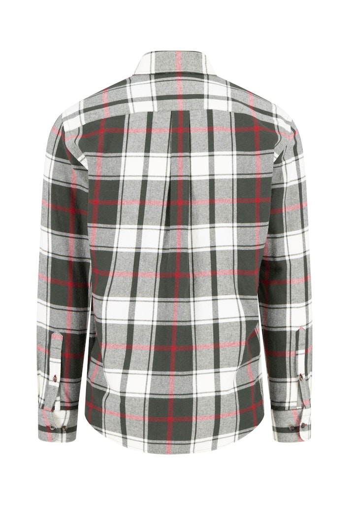 LANGE SKJORTER - Fynch Hatton Premium Flannel Check Skjorte -  - Hr Ravn