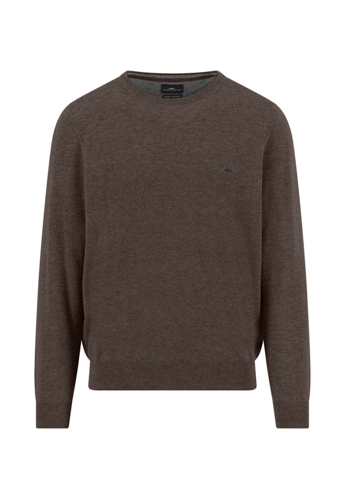 STRIK - Fynch Hatton O-Neck, Merino Cashmere Knit -  - Hr Ravn