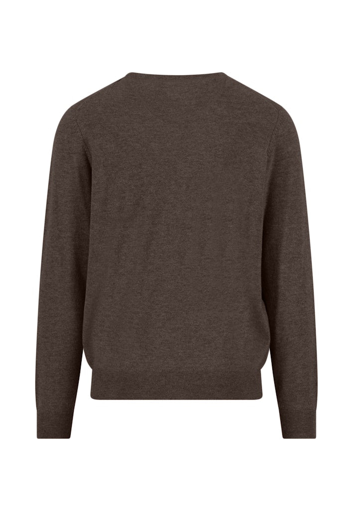 STRIK - Fynch Hatton O-Neck, Merino Cashmere Knit -  - Hr Ravn