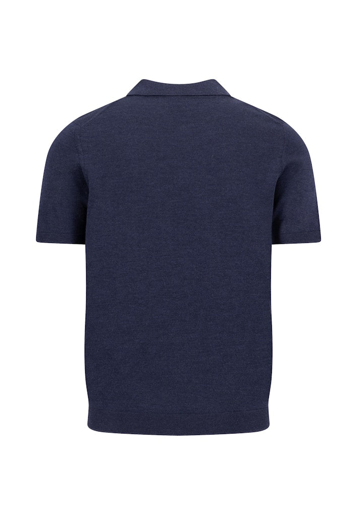 Fynch Hatton Knitted Polo Merino