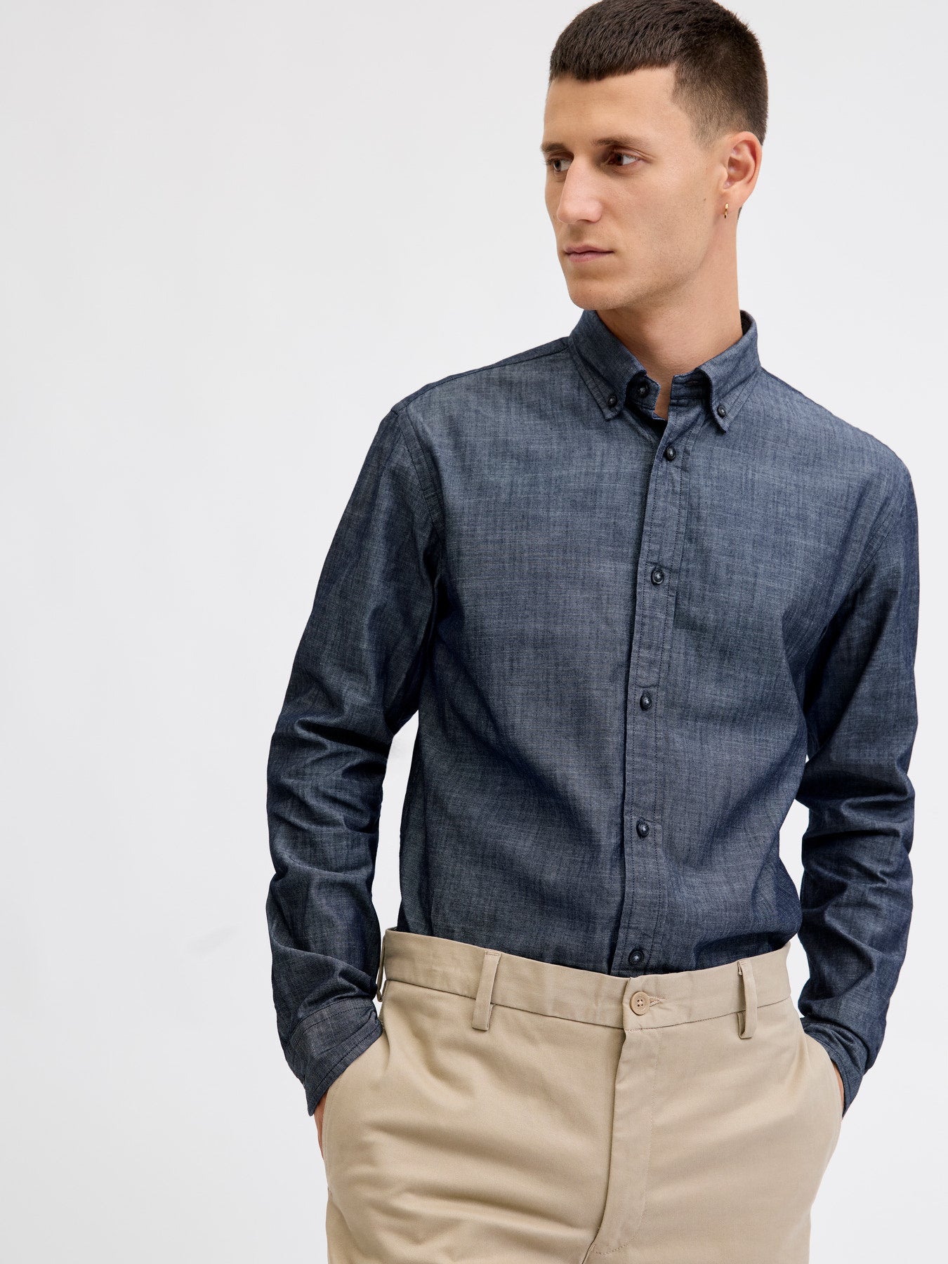 JPRBLARICHARD CHAMBRAY L/S SHIRT