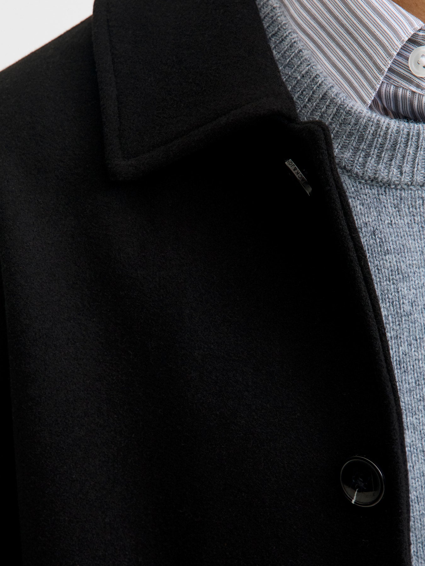 OVERTØJ - JPRBLACHARLTON WOOL BLEND MAC COAT -  - Hr Ravn