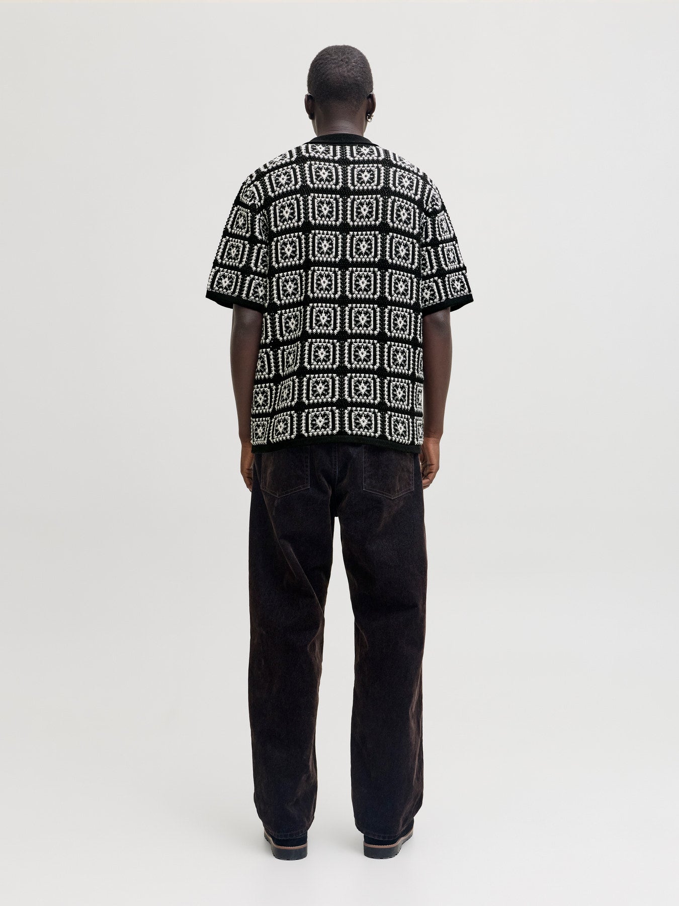 POLO SHIRTS - JORCOLIN KNIT CROCHET POLO STYD AW25 -  - Hr Ravn