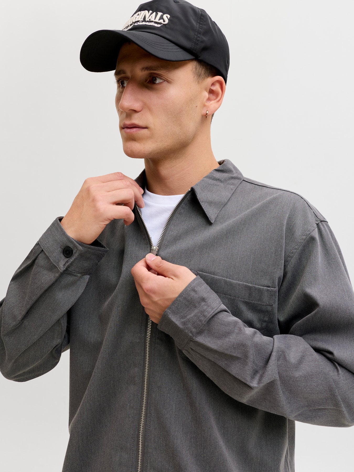 JORPARTY ZIP OVERSHIRT LS STYD AW25