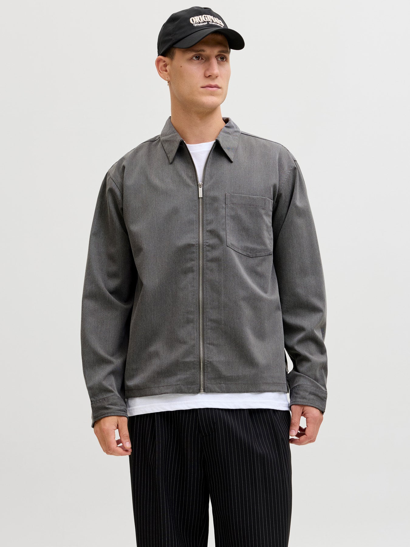 JORPARTY ZIP OVERSHIRT LS STYD AW25