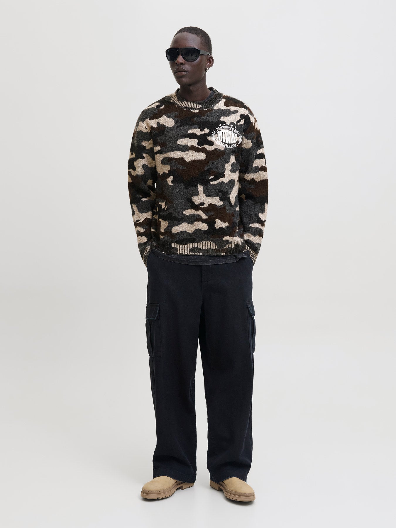STRIK - JCOFADE KNIT AOP CREW NECK STYD AW25 -  - Hr Ravn