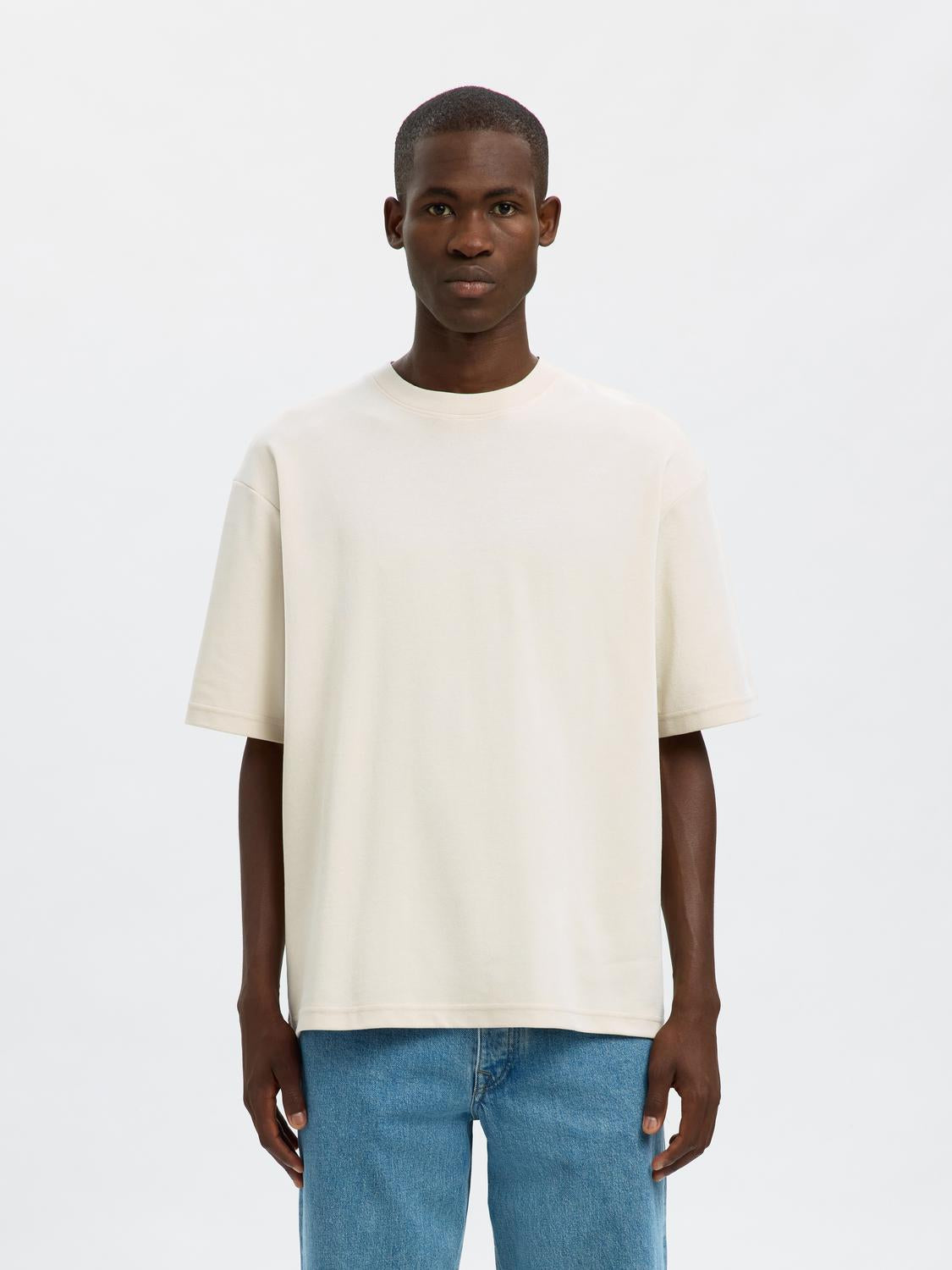 T-shirts - Slhlooseoscar Ss O-Neck Tee Noos -  - Hr Ravn