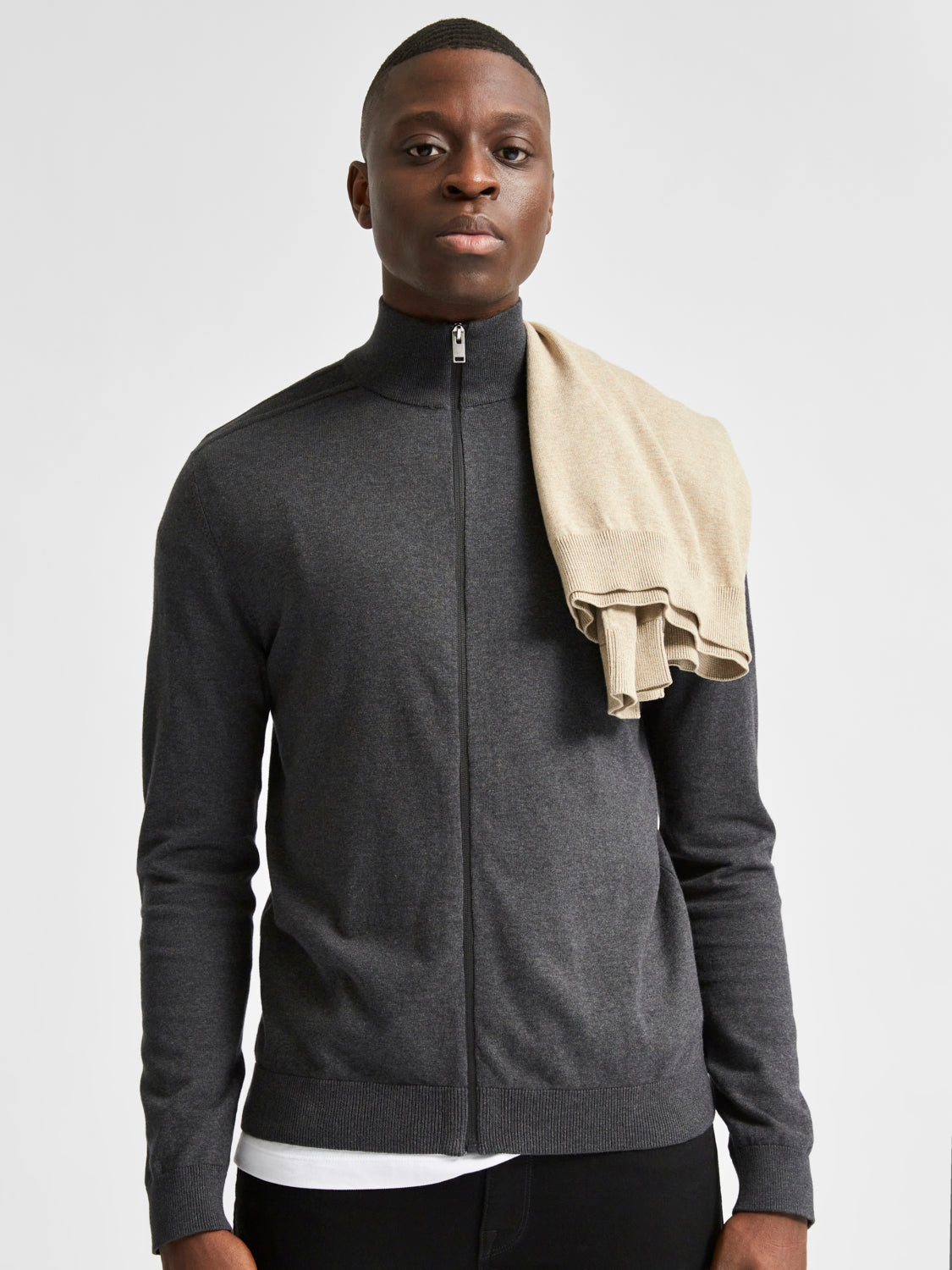 Slhberg Full Zip Cardigan Noos