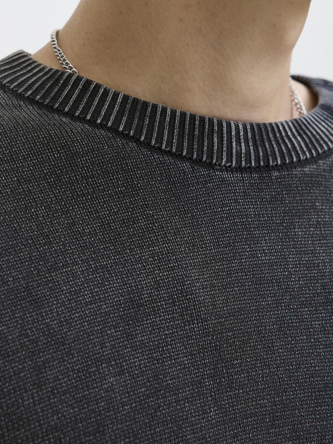 STRIK - Jjecharge Faded Knit Crew Neck Sn -  - Hr Ravn