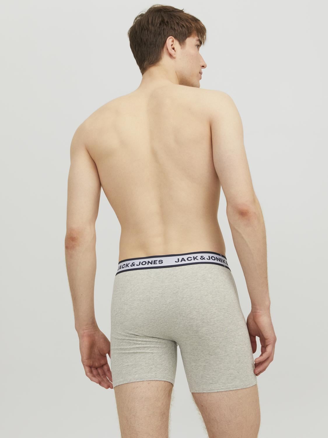 Trunks - Jacsolid Boxer Briefs 3 Pack Noos -  - Hr Ravn