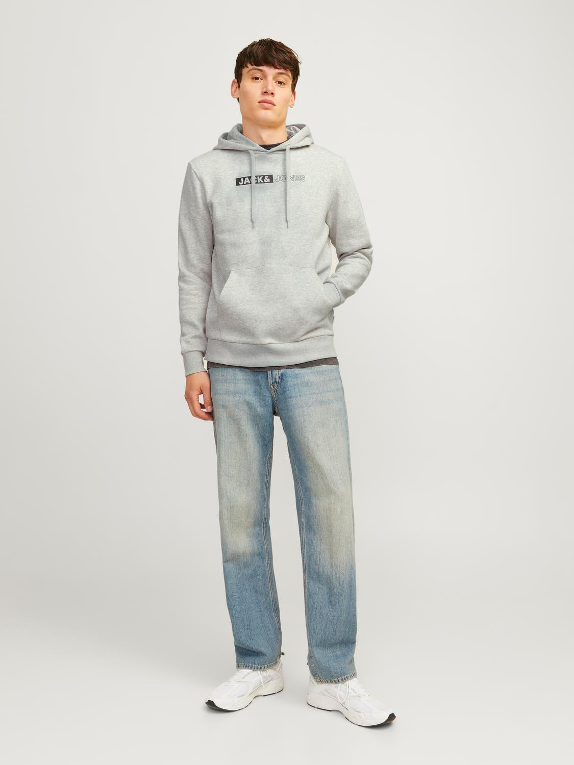 Sweatshirts - Jjecorp Logo Sweat Hood Play Noos -  - Hr Ravn