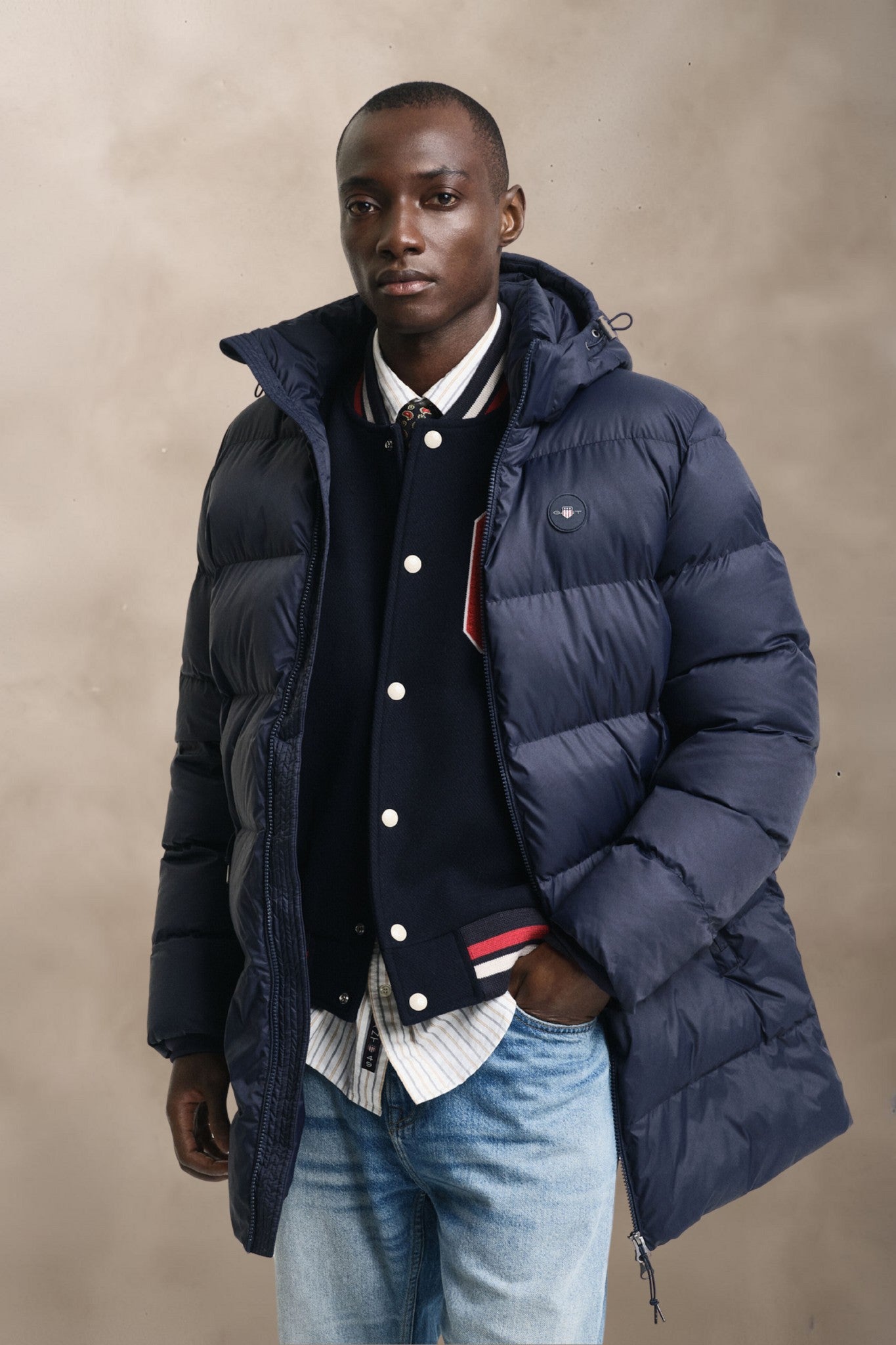ACTIVE CLOUD MID LENGTH JACKET - OVERTØJ -  - Hr Ravn