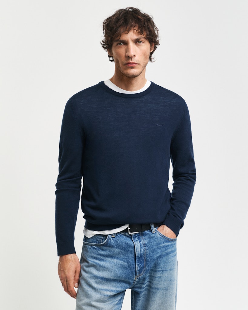 EXTRAFINE MERINO WOOL C-NECK