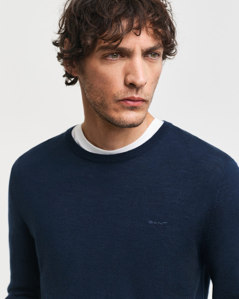 EXTRAFINE MERINO WOOL C-NECK