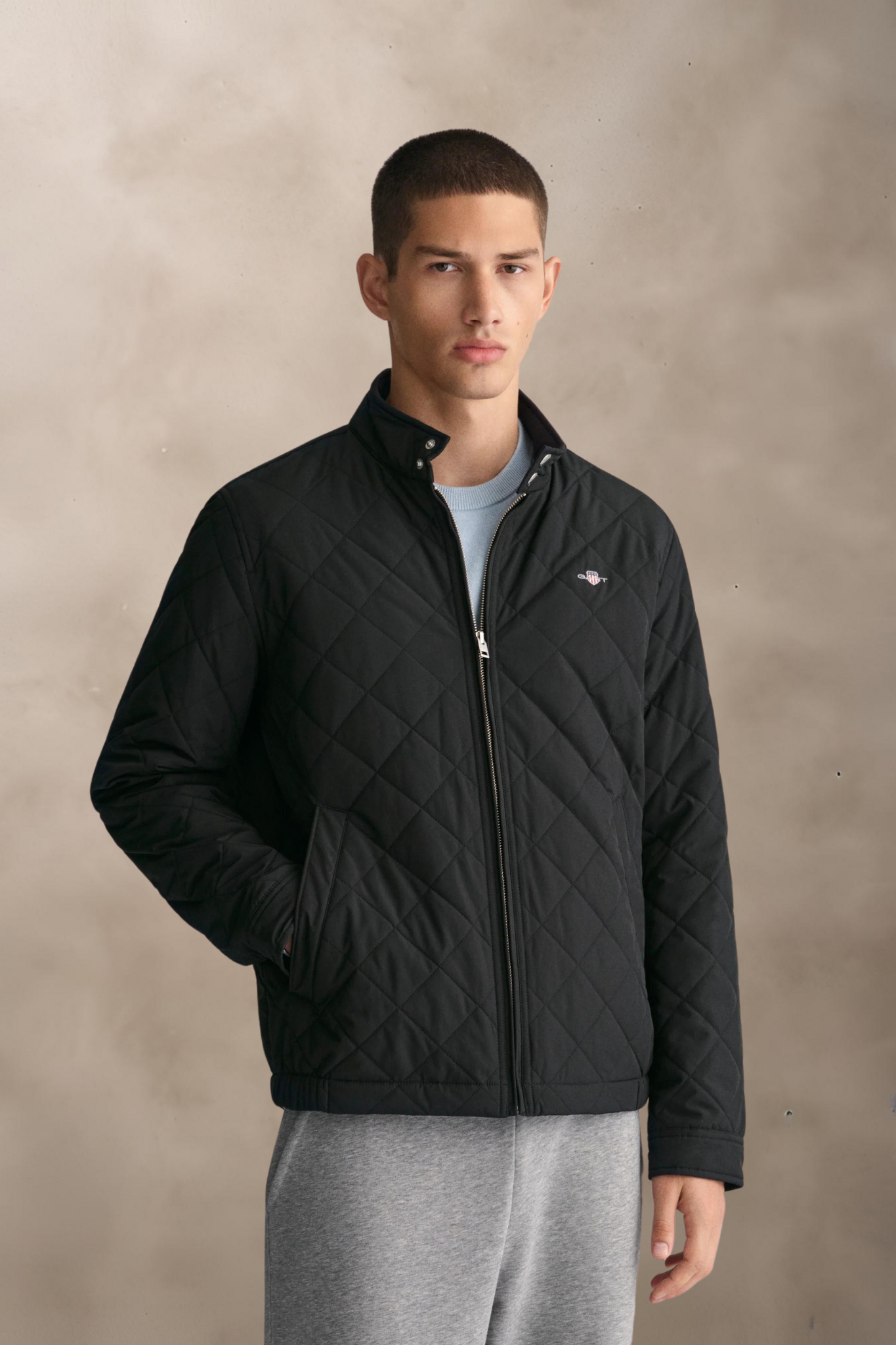 Quilted Windcheater - OVERTØJ -  - Hr Ravn