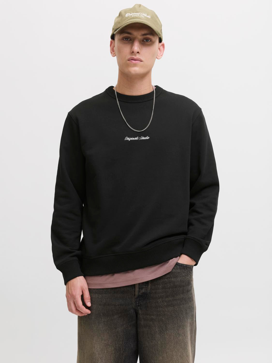 Sweatshirts - Jornorrebro Emb Sweat Crew Noos -  - Hr Ravn