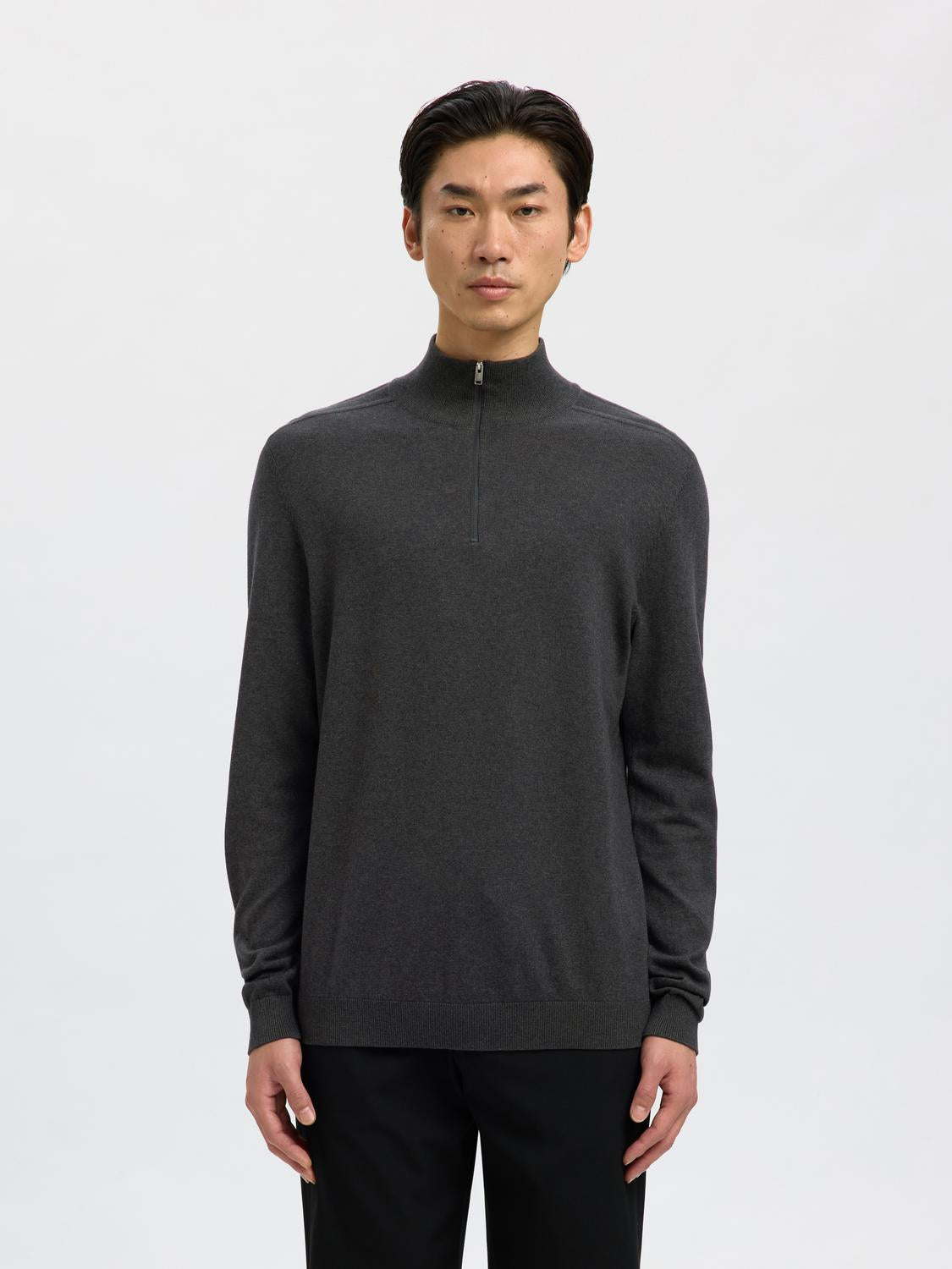 STRIK - Slhberg Ls Half Zip Noos -  - Hr Ravn