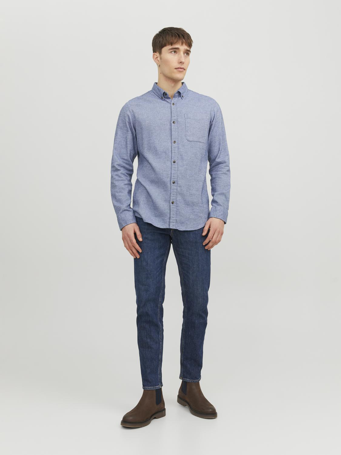 Shirts - Jjeclassic Melange Shirt Ls Noos -  - Hr Ravn