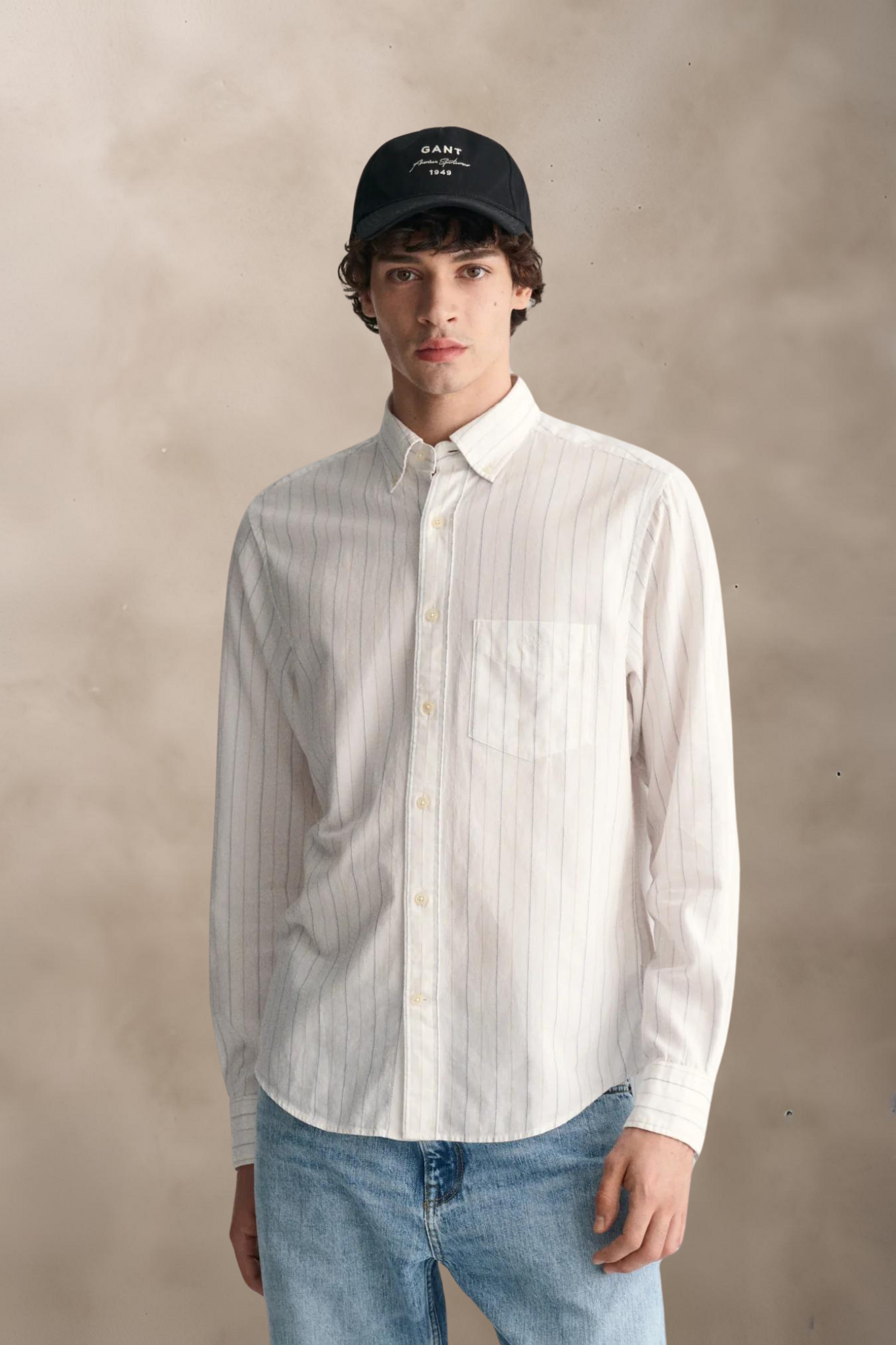 LANGE SKJORTER - Reg Archive Oxford Stripe -  - Hr Ravn