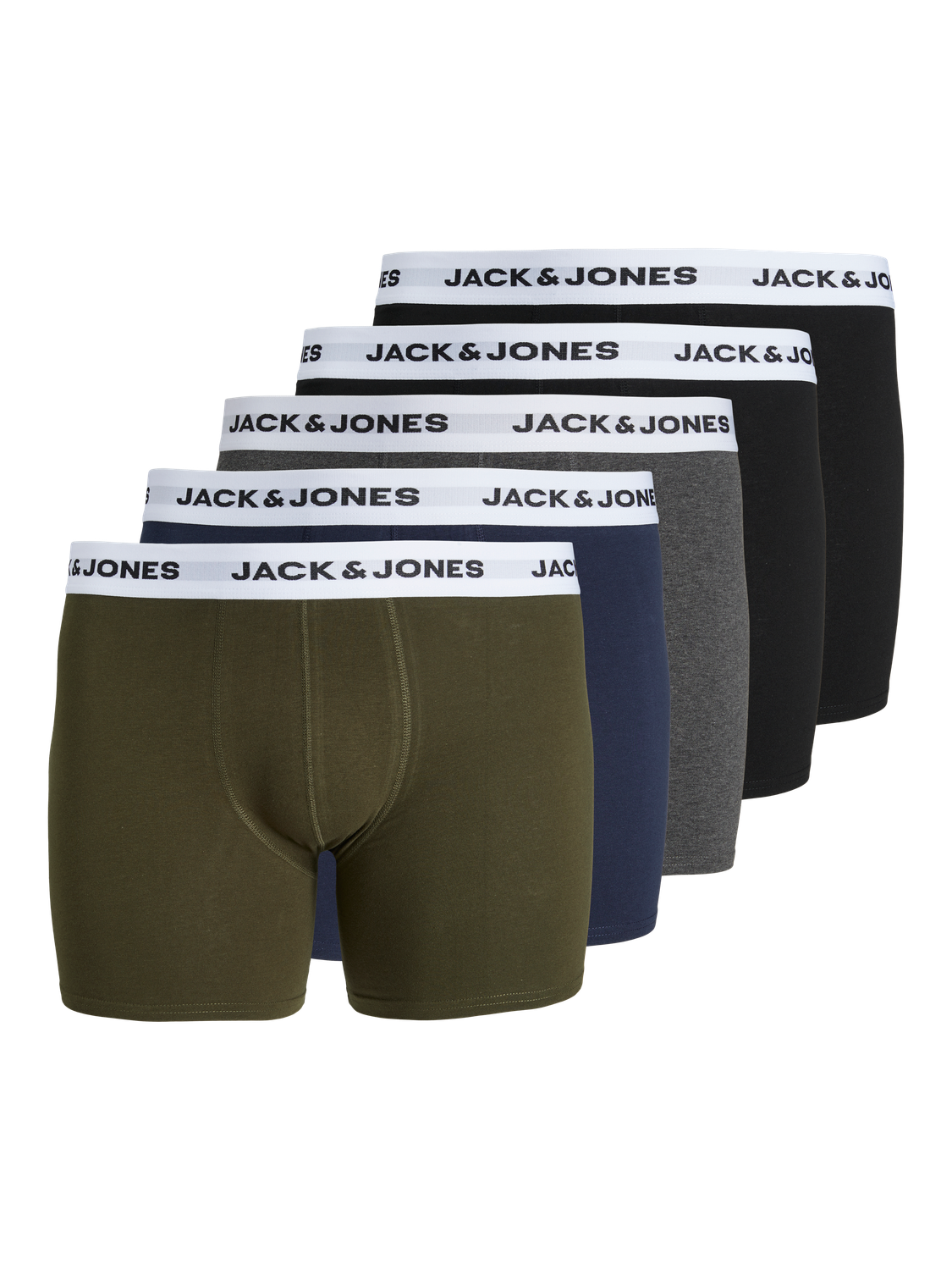 Trunks - Jacbasic White Wb Trunks 5 Pack Noos Pls -  - Hr Ravn