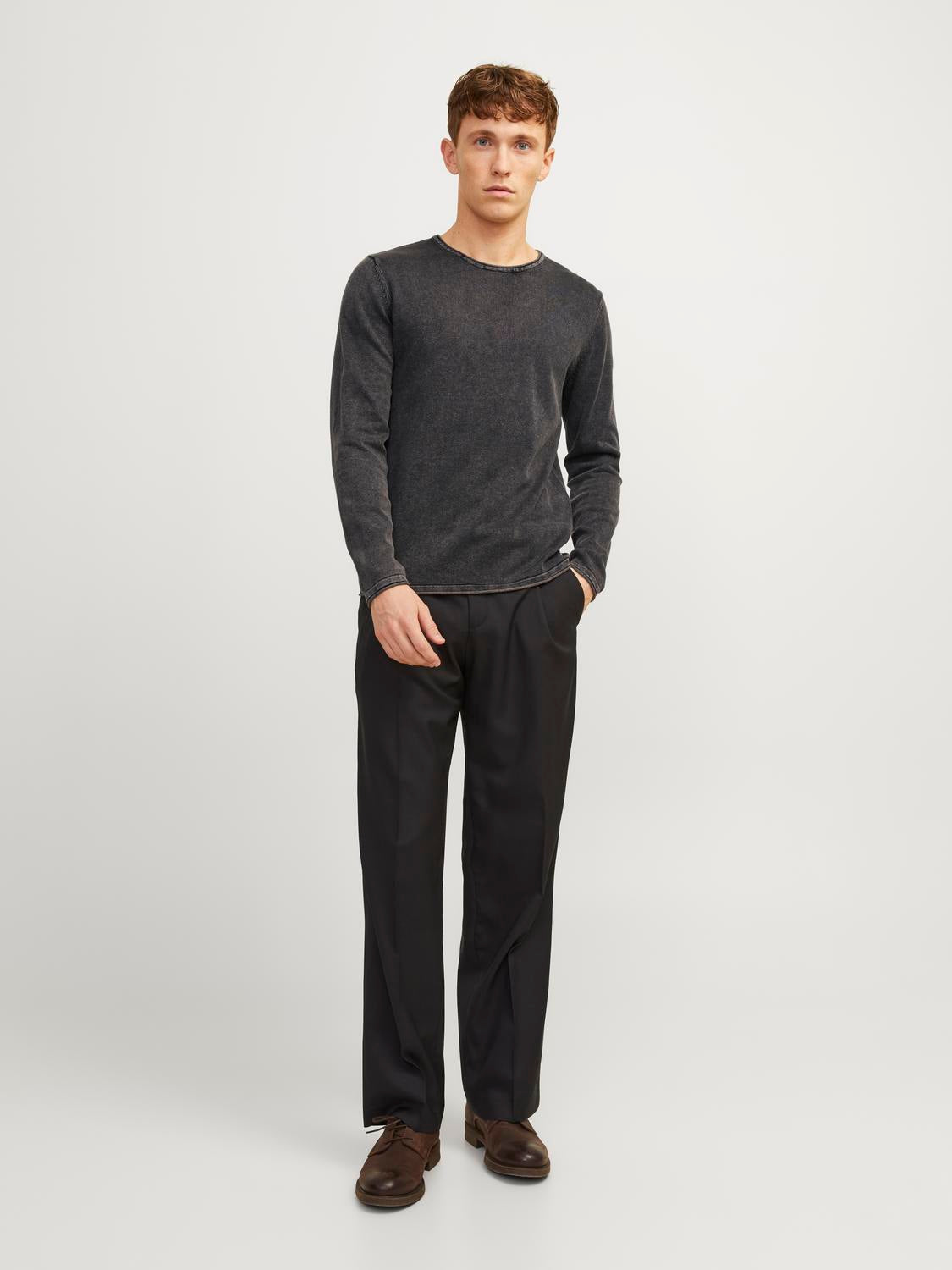 Pullovers - Jjeleo Knit Crew Neck Noos -  - Hr Ravn