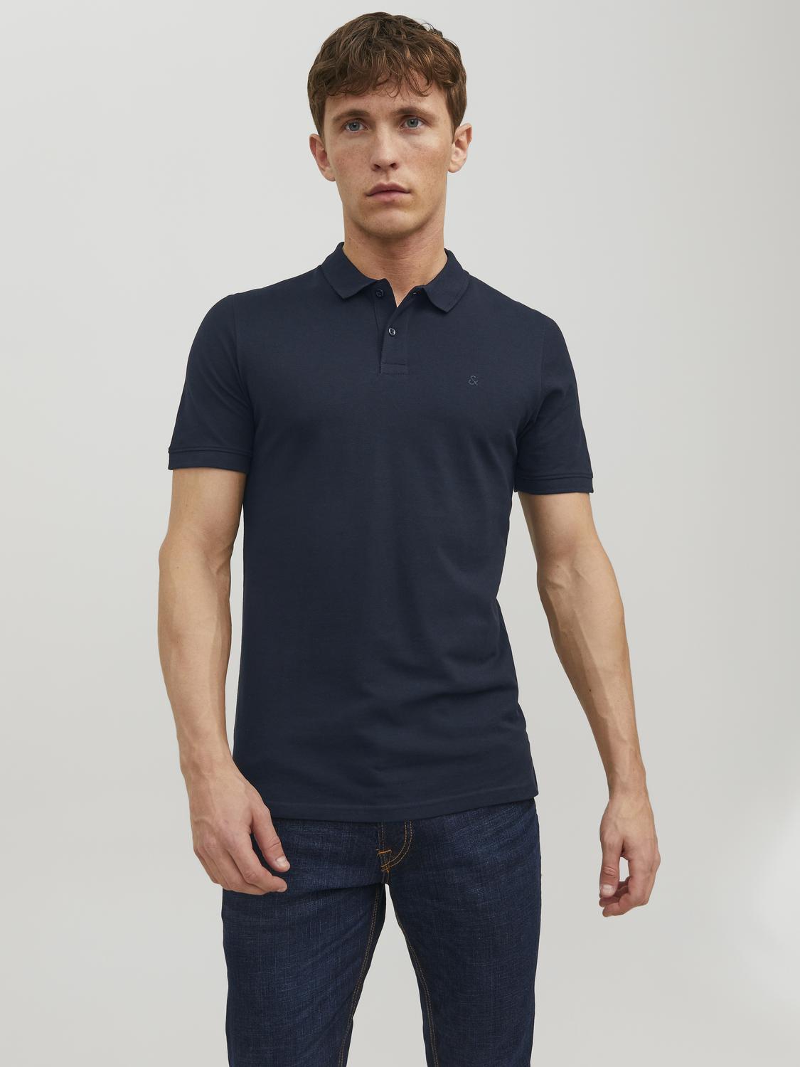 Polo Shirts - Jjebasic Polo Ss Noos -  - Hr Ravn