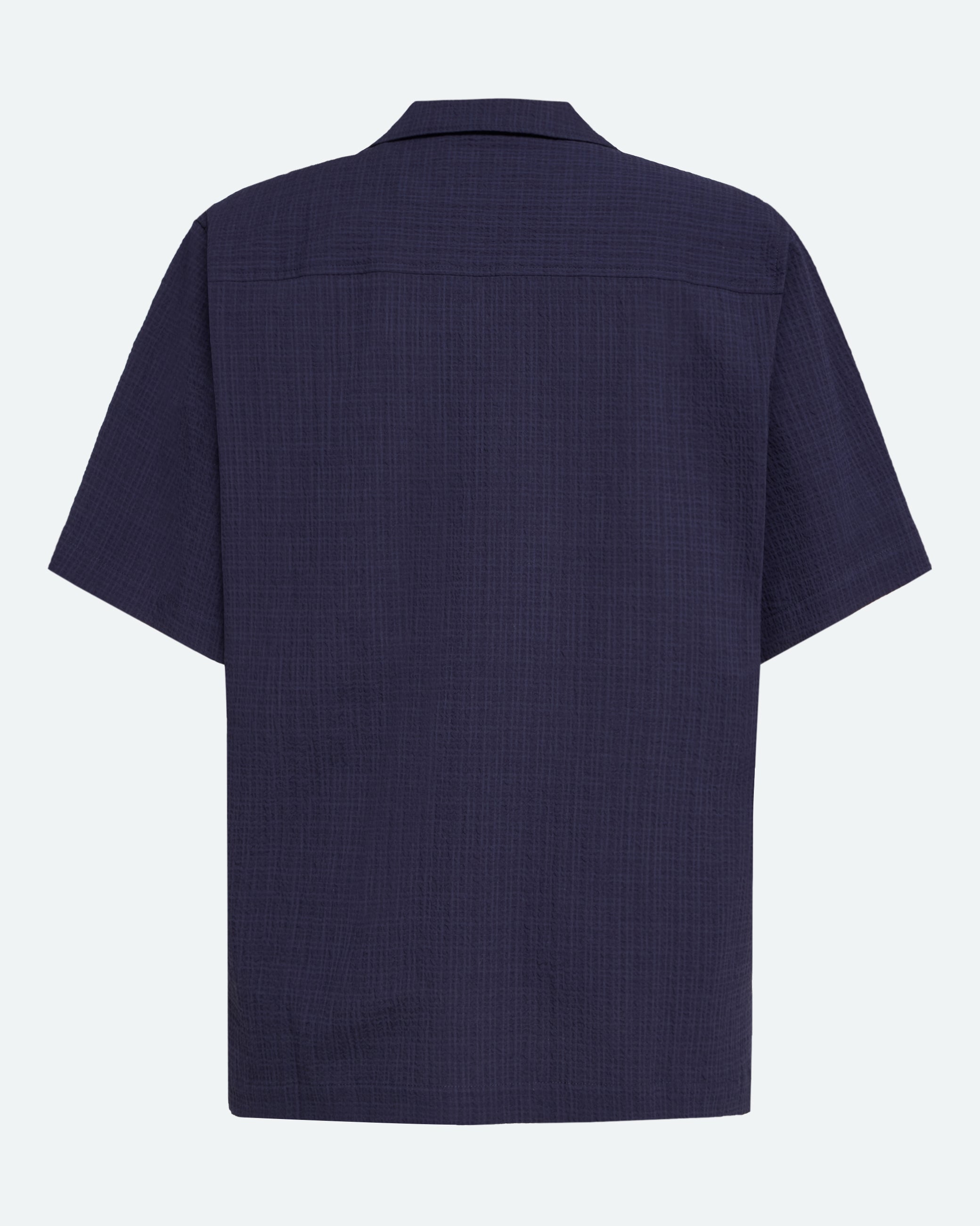 minimum male Hayden afslappet kortærmet skjorte 4216 Short Sleeved Shirt 3922 Sky Captain