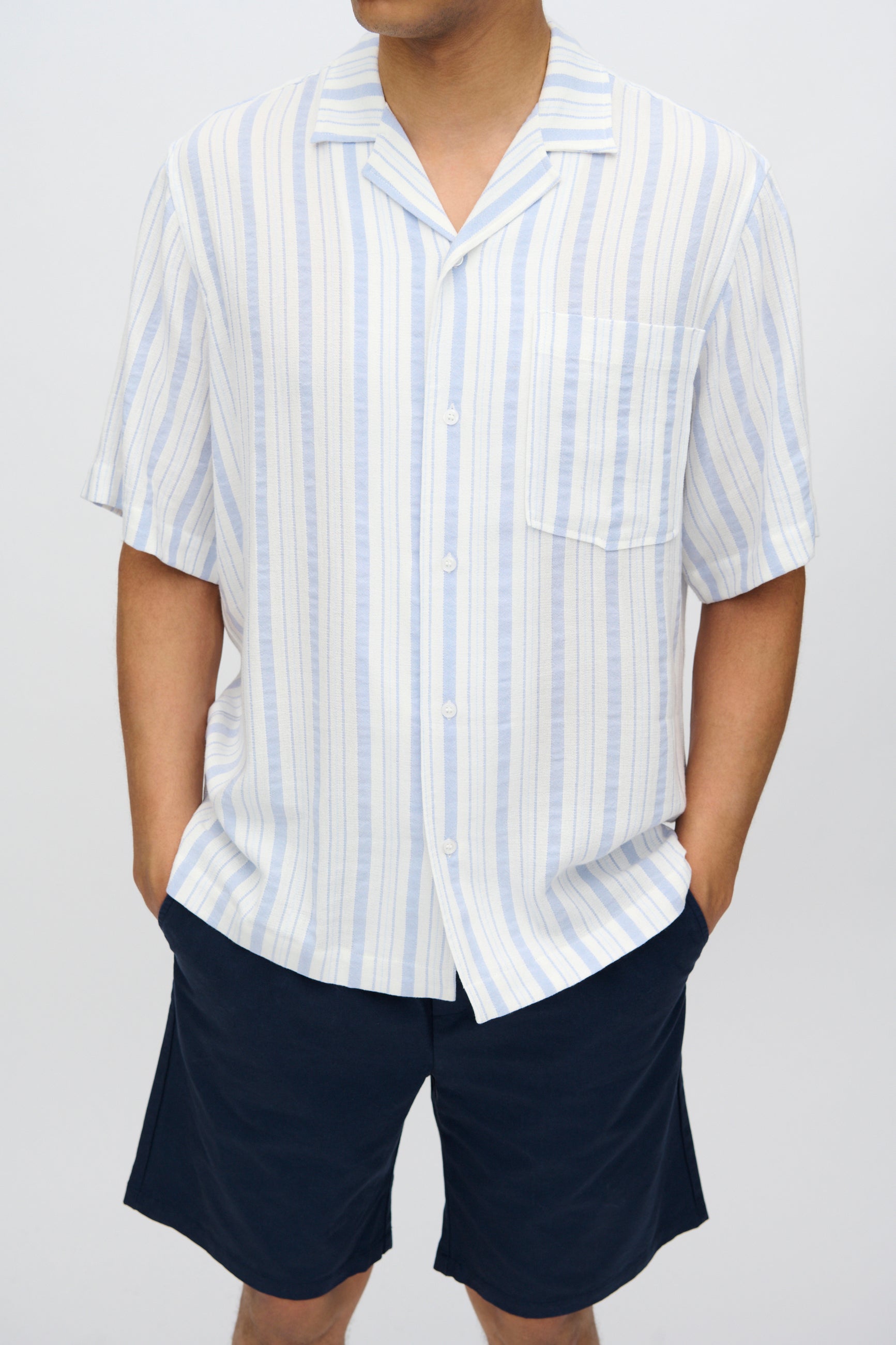 minimum male Hayden afslappet kortærmet skjorte 4218 Short Sleeved Shirt 4105 Angel Falls