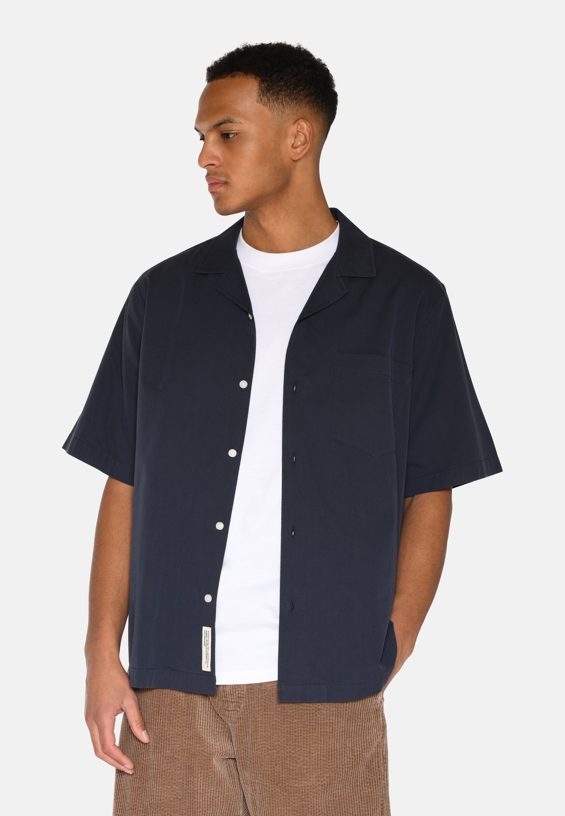 minimum male Hayden kortærmet skjorte 4169 Short Sleeved Shirt 3922 Sky Captain