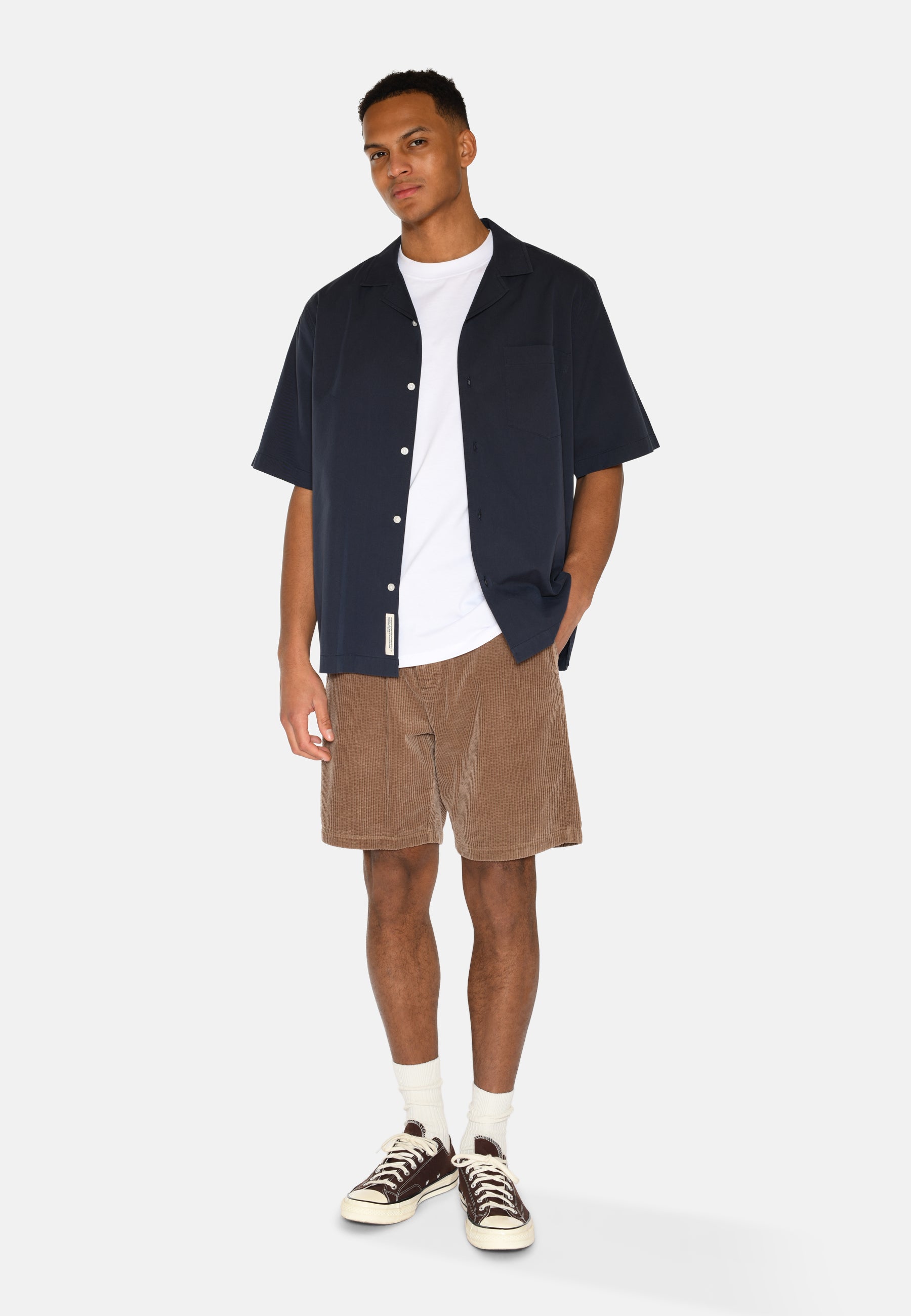 minimum male Hayden kortærmet skjorte 4169 Short Sleeved Shirt 3922 Sky Captain